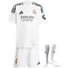 adidas Real Madrid - Set completo completo completo per la casa, 24/25, bianco, 15/16A