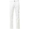 Siry Work Pantaloni da Lavoro Unisex Estivo in Cotone Worker Summer (Bianco, M)