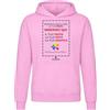 Settantallora Felpa Bambino Personalizzabile con Cappuccio - Hoodie Bimbo, Bimba con Nome, Testo o Foto - Felpa Calda in Cotone Ideale per Scuola, Sport e Regali Custom (9/11 Anni, Rosa)