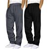Generico 2 Pezzi Pantaloni Tuta Uomo Lunghi Pantalone da Jogging con Tasche e Vita Elastica con Laccio Sportivi Pantaloni Baggy Uomo Palestra Abbigliamento Pantalone Larghi per Running Fitness Sport