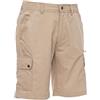 NSTF Bermuda Uomo Cotone Taglie Forti Fino alla 6XL Pantaloni Corti Cotone No Maxfort Tasconi (4XL, Beige)