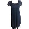 Tramonte Camicia da Notte, Abitino Corto, Mezza Manica, Bellissima, in Tessuto Viscosa, (L/XL, Blu)