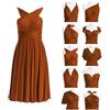 72styles Abiti da damigella d'onore corti Infinity Abito midi multiway convertibile
