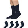 Snocks Calze Uomo Lunghe Cotone 4 Paia Calzini Donna