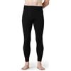 LAPASA 100% Lana Merino Calzamaglia Termica Lunghi Peso Medio M30 - Abbigliamento Termico Leggings Invernali Trekking Running Montagna Sci Snowboard Nero (Caldo) XXL