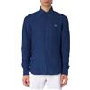 Harmont & Blaine Harmont&Blaine Camicia Uomo in Lino Manica Lunga CRN014010883B 8055168830367 - Blu Blu Scuro 828
