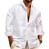 Barry.Wang Camicie da uomo in seta di lusso Paisley grande e alta camicia a maniche lunghe Business festa di nozze rosso nero S-3XL, Bianco argento, L