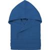 Nada Home Accappatoio Nido d'Ape Unisex Uomo Donna in cotone con Cappuccio, Tasche e Cintura - Leggero, Assorbente, Traspirante - Ideale per Casa, SPA, Piscina, Palestra e Viaggi