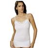 VAJOLET Canotta filo di scozia donna spalla stretta art.SS 5154-6, Nero