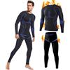 Apanphy® Intimo Termico Uomo Traspirante Asciugatura Rapida Set Termica Uomo per L'attività all'Aria Aperta Ideale per Sci Pesca Alpinismo Ciclismo Allenamento Corsa Autunno Inverno