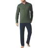 PEROFIL Pigiama Lungo Uomo Cotone Felpato Art. VPRT93210