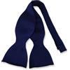 TigerTie Papillon in seta, da uomo, look elegante, tinta unita, 100% seta, con scatola