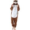 Simzoo Pigiama Intero Animali Unisex Kigurumi Adulto Carnevale Onesie Cosplay Halloween Costume per Donna Uomo Sleepwear