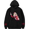 LKY STAR Hazbin Hotel Felpa con Cappuccio Anime Cosplay Sweatshirt Manica Lunga Hoodie per Ragazzi Ragazze Pullover