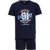 Henry Terre Pigiama da uomo Shorty Paul Vintage Set M-5XL cotone, blu navy, 3XL