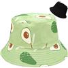 Malaxlx Cappello da Pescatore da Donna, Bucket Hat, Cappello da Pescatore, Cappello da Sole, Reversibile, Fischerhüte, Cappello Estivo, Pieghevole, Cappello da Spiaggia, Cappello per Esterni, Taglia