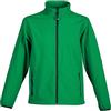 Ergos Workwear JRC Svezia Man Giubbotto da Uomo in Softshell a 3 Strati 100% Recycled Polyester Interno in Pile antipilling Chiusura Zip (IT, Testo, M, Regular, Regular, Standard, Verde Medio)