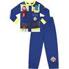 FIRMANSAM Fireman Sam Pigiama lungo per bambini, Blu, 3-4 Years