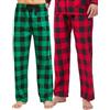 GLOBAL Pantaloni Pigiama da Uomo | 100% Flanella di Cotone