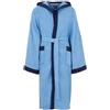 Mirabello Carrara Accappatoio Microspugna Viaggio Voyage Adulto Unisex (IT, Testo, XXL, Regular, Regular, Azzurro 255)