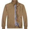 Allthemen Giubbotto da Uomo Leggero Giacca Militare Comodo Giacca Casual Primavera Autunno Aviatore Collo Alto Estate #7533 Cachi 3XL