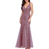 Daikascbny Dresses Donna Festa Confortevole Eleganti Ballo Abiti Spacco Cerimonia Abito da Donna Cocktail Party Classico Lunghi Damigella d'Onore Senza Manica Festa Dresses Donna Eleganti
