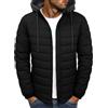Lonya Giubbotto Invernale Uomo Piumino Leggero Termici Giubbino Casual Parka Idrorepellente Piumini Antivento Giacca Trapuntata con Cappuccio Rimovibile Autunno