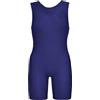 BODYWEAR LTD Body per bambini senza maniche Unitard danza ginnastica nuoto PE body, blu navy, 9-10 Anni
