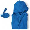 Bassetti Accappatoio da viaggio con cappuccio micro spugna (XL 54-56, BLUET)