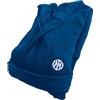 hermet Accappatoio Premium Inter in Scatola, Accappatoio Knitted Tinta Unita con Logo, Blu, Prodotto Ufficiale