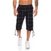 Kendindza Collection Kendindza Uomo Pantaloni Corti Pantaloncini da Tempo Bermuda Cargo Short-s M - 4XL (Nero (302), L)