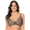 Vivisence 3203 Bikini Pezzo sopra Coppa Morbida, Beige-Nero,3F