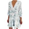 Generico Copricostume Donna Mare Copri Costume Caftano Curvy Vestito Estivo Vestiti da Spiaggia Cotone Camicia Copribikini Bagno Elegante Corto Abito Estivi Senza Maniche Corte Vacanza Beach Dress