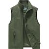 Generisch Gilet da lavoro da uomo, estivo, gilet da uomo, vintage, in cotone, tinta unita, gilet da motociclista, c, xxl