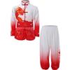 Oyolan Costume Kung Fu da bambino, ragazzo, vestito arti marziali, abbigliamento tradizionale cinese Tai Chi, rosso, 7-8 anni