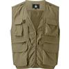 RUMAOZIA Gilet da lavoro da uomo, estivo, leggero, traspirante, con collo alla coreana, multi-tasche, in nylon, gilet da pesca, gilet da caccia, primavera/estate, multifunzionale, senza maniche
