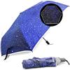 RoserRose Ombrello Bambini Riflettente, Impermeabile, Ultraleggero Con Riflettori Di Sicurezza, Antivento - Blu