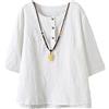 Vogstyle Donna Nuovo Tunica T-Shirt Maglietta Jacquard Top
