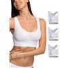 Bodyeffect - 1/3pz Reggiseno Sportivo Modellante Taglio Americano Senza Ferretto Extra-Comfort Art. 110590