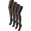 PIECES Pantaloni da donna PCNEW NIKOLINE 4 pezzi, 20 denari, Nero, M-L