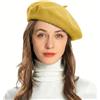ZLYC Donna Lana Basco Scozzese Stile Francese Berretto