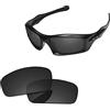 PapaViva Lenti di ricambio per Oakley Monster Pup, Nero grigio, Taglia unica