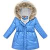 Freebily Cappotto Capispalla Invernale Caldo Bambina Ragazze Bambino Giacca Metallizzata Lucida con Cappuccio in Pelliccia Giaccone Spesso Antivento Giubbotto Outwear Snowsuit
