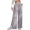 Fulidngzg Pantaloni Velluto a Coste Donna Caldo Taglie Forti Sportivi Pantaloni Tuta Pantaloni Larghi Eleganti Morbidi Vita Alta Comodi con Elastico Pantalone Invernale Yoga con Tasche Pantaloni Palazzo