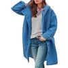 MOKBAY Cappotto Lana Cotta Donna Cappotto Corto Invernale Cappottino Calda Elegante Curvy Lana Autunnale Cappotti Giacche Giacca Invernale Donna Curvy L