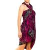 PANASIAM Sarong B600 purple leaf, L