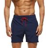 EDOTON Costume da Bagno Uomo con Tasca con Cerniera Pantaloncini da Bagno Impermeabili ad Asciugatura Rapida Pantaloncini da Bagno Regolabili con Coulisse