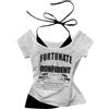 MANGMAO Emo Grunge Camicie Donna 2000s Grafica Baby Tees Falso Due Pezzi Manica Corta Vintage Y2k Crop Top Goth Alt Vestiti