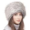 Futrzane Classic Cappello Cosacco - Colbacco Pelo Donna di Pelliccia Sintetica (M, Cenere Classic)