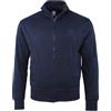 Siry Work Felpa Leggera Be Board Taglie Over Art. 9114/CONF 100% Cotone con Tasche e Zip Intera (6XL, Blu)